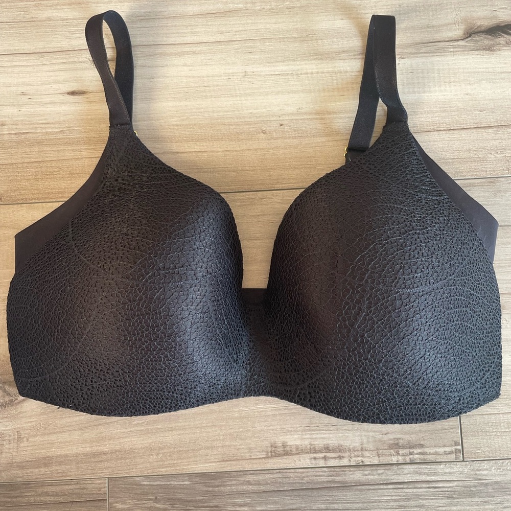 Gently Used Knix WingWoman Black Lace Bra 6